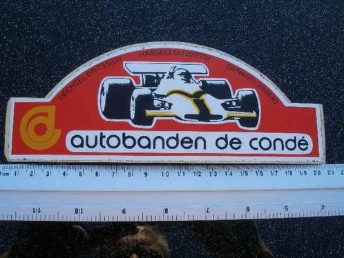 sticker autobanden de condé hechtel hasselt genk formule1 f1, Verzamelen, Stickers, Zo goed als nieuw, Bedrijf of Vereniging, Verzenden