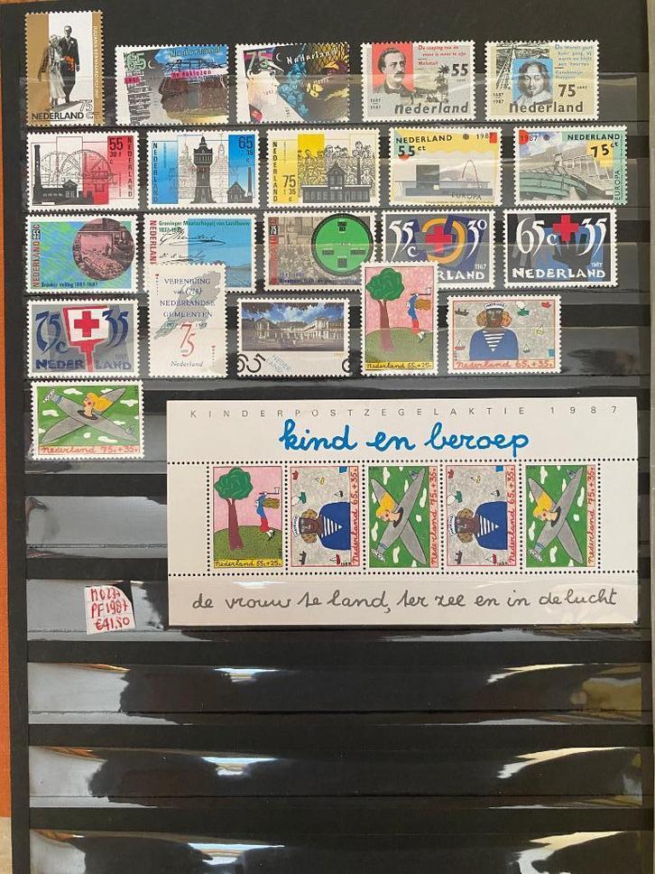 Nederland 1987 postzegels postfris compleet, Postzegels en Munten, Postzegels | Nederland, Postfris, Na 1940, Verzenden