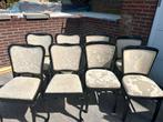 Mooie brocante eetkamerstoelen 8 stuks verschillende, Huis en Inrichting, Ophalen, Gebruikt