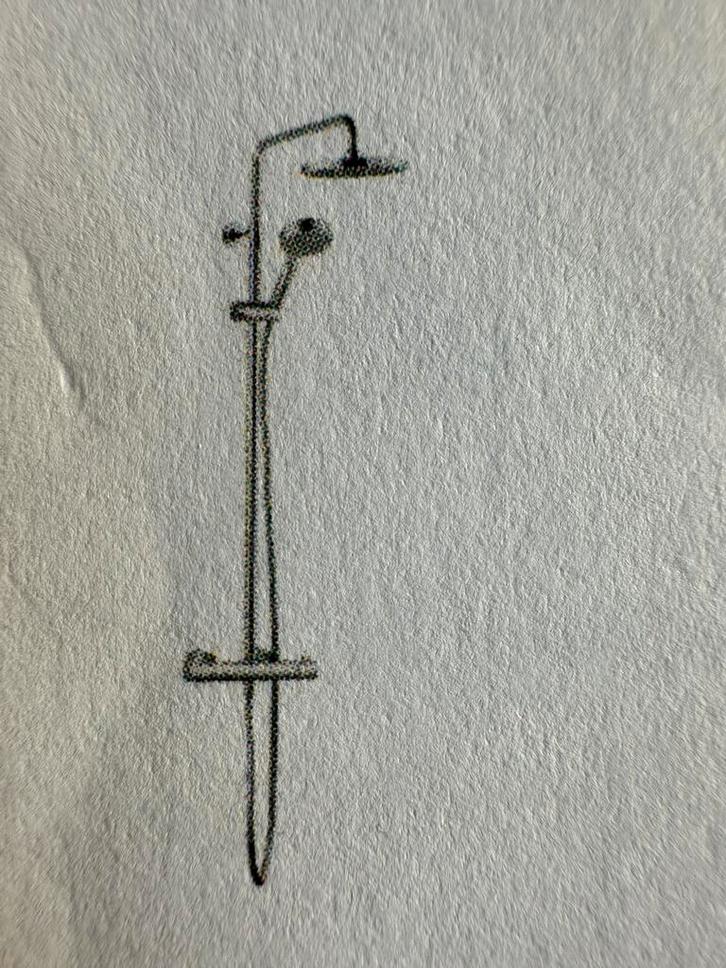 Complete Ben regendoucheset: stang, kop, slang, kraan nieuw, Huis en Inrichting, Badkamer | Complete badkamers, Nieuw, Ophalen