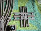 oude grijze rails elecktrich Zie foto s, Ophalen of Verzenden, Gebruikt, Complete set, Lego