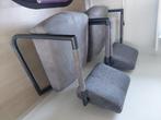 Fauteuil luxe stoelen grijs van Xooon 2 stuks, Huis en Inrichting, Fauteuils, Ophalen, 75 tot 100 cm, Zo goed als nieuw, Stof