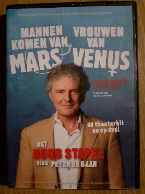 Mannen komen van Mars, Vrouwen van Venus-Huub Stapel.(Dvd), Cd's en Dvd's, Dvd's | Nederlandstalig, Zo goed als nieuw, Alle leeftijden
