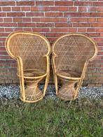 Vintage Rotan Kinderpauwenstoelen - Set van 2, Ophalen, Gebruikt, Twee, Bruin