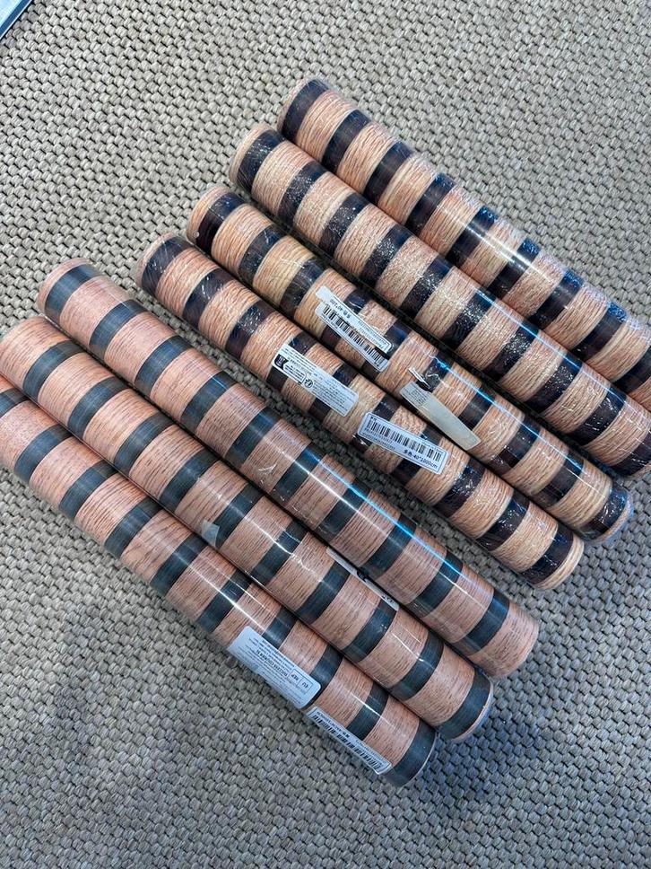 Nieuw in folie hout wrap 10 meter rollen, Doe-het-zelf en Verbouw, Zeil en Folie, Nieuw, Folie, 15 m² of meer, Ophalen of Verzenden