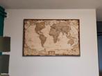 Wereldkaart op doek, Ophalen