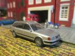 1992 Audi 100 C4 Avant - Rietze metallic-grijs, Hobby en Vrije tijd, Modelauto's | 1:87, Ophalen of Verzenden, Zo goed als nieuw