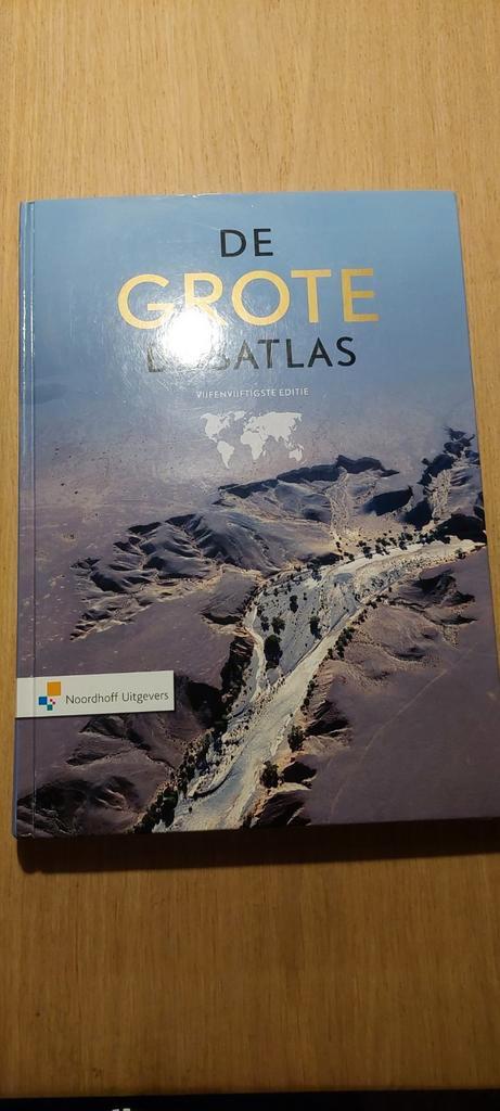 De Grote Bosatlas 55e editie Noordhoff Uitgevers, Boeken, Atlassen en Landkaarten, Zo goed als nieuw, Bosatlas, Wereld, 2000 tot heden