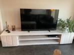 Tv meubel white wash steigerhout, Huis en Inrichting, Kasten | Televisiemeubels, Ophalen, Zo goed als nieuw, 200 cm of meer, Minder dan 100 cm