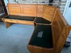 GRATIS Houten Hoekbank met Opbergruimte en Stoelen, Tuin en Terras, Tuinbanken, Ophalen of Verzenden, Gebruikt, Hout