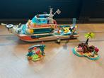 Lego Friends Reddingsboot 41381, Ophalen of Verzenden, Zo goed als nieuw, Complete set, Lego
