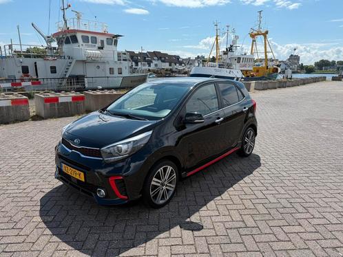 Kia Picanto 1.0 T-gdi 100pk 5-zits 2019 Zwart, Auto's, Kia, Particulier, Picanto, Benzine, Hatchback, Handgeschakeld, Origineel Nederlands