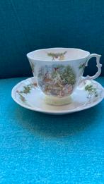 Brambly hedge Merry Midwinter kop en schotel Royal Doulton, Verzamelen, Porselein, Kristal en Bestek, Ophalen of Verzenden, Zo goed als nieuw