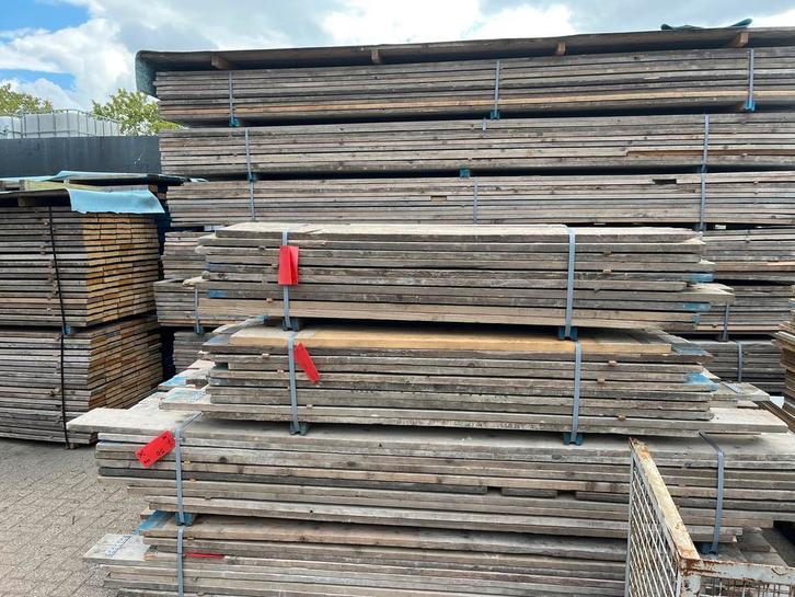 Gebruikt Steigerhout - Tot 5 Meter, Tuin en Terras, Palen, Balken en Planken, Gebruikt, Ophalen