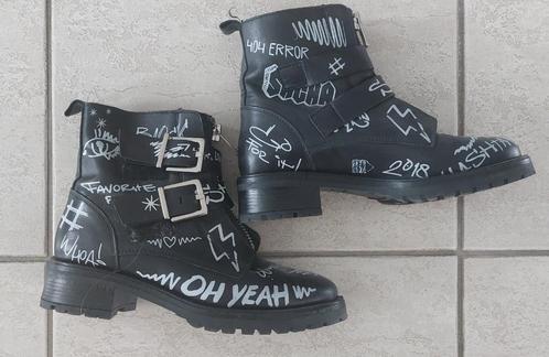 SACHA STOERE ENKELLAARSJES MAAT 40, Kleding | Dames, Schoenen, Zo goed als nieuw, Lage of Enkellaarzen, Zwart, Ophalen of Verzenden