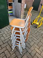 Stapel Stoelen Set, Huis en Inrichting, Stoelen, Bruin, Vintage, Ophalen of Verzenden, N