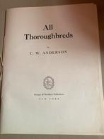 Litho’s van paarden All Thoroughbreds  van C.W. Anderson, Antiek en Kunst, Ophalen of Verzenden