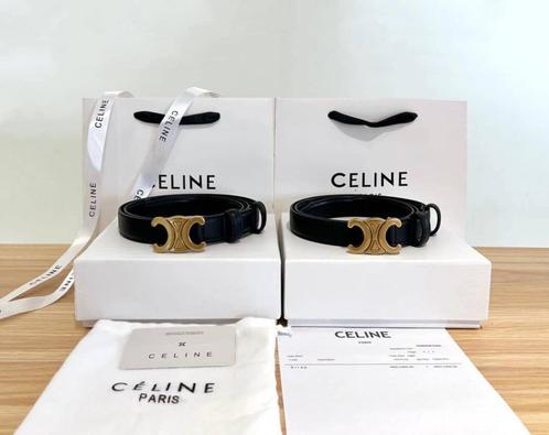 Celine riem dames, Kleding | Dames, Riemen en Ceinturen, Nieuw, 100 cm of meer, Zwart, Echt leder, Ophalen of Verzenden