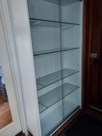 Kast met glazen legplanken, met slot., Ophalen of Verzenden, 25 tot 50 cm, 50 tot 100 cm, 150 tot 200 cm
