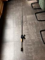 Reel met hengel 170cm, Watersport en Boten, Hengelsport | Roofvissen, Ophalen of Verzenden, Zo goed als nieuw, Werphengel
