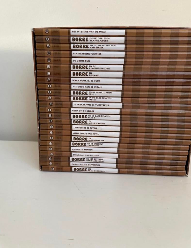 Borre groep 8 complete set gestreepte boekjes, Ophalen of Verzenden, Zo goed als nieuw