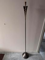 Unieke antieke BRUTALIST handwerk kandelaar koper 150 cm !, Ophalen