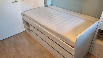 IKEA Släkt bedframe met opberger + lattenbodem + matras - afbeelding 6