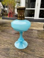 Vintage lampe berger blauw opaline, Ophalen of Verzenden