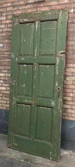 Brocante paneeldeur 92x215cm, Ophalen, Gebruikt, Binnendeur, 200 tot 215 cm