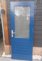 Hardhouten buitendeur!, Doe-het-zelf en Verbouw, Deuren en Horren, Ophalen, Gebruikt, Buitendeur, 200 tot 215 cm