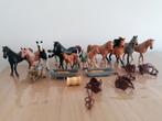 Nep Schleich paarden, hekken en voer, Verzamelen, Gebruikt, Ophalen of Verzenden