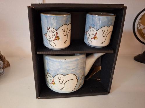 Theeset helemaal nieuw, Huis en Inrichting, Woonaccessoires | Wanddecoraties, Zo goed als nieuw, Ophalen