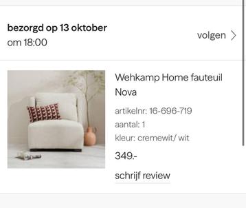 Wehkamp Home Nova Fauteuil - Zo goed als nieuw! beschikbaar voor biedingen