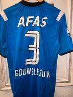 Under Armour AZ Gouweleeuw Voetbalshirt Gesigneerd maat M, Blauw, Overige maten, Ophalen of Verzenden, Zo goed als nieuw