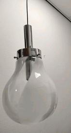 Hanglamp mondgeblazen ballon grote druppel., Huis en Inrichting, Lampen | Hanglampen, Gebruikt, Vintage, 50 tot 75 cm, Ophalen