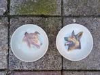 Schaaltjes met afbeelding Collie & Herdershond, Antiek en Kunst, Ophalen of Verzenden