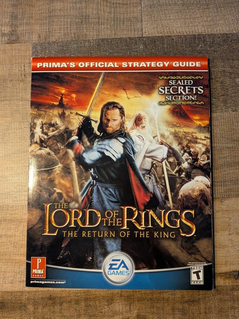 Lord of the Rings: Return of the King Strategiegids, Avontuur en Actie, Gebruikt, 1 speler, Ophalen of Verzenden