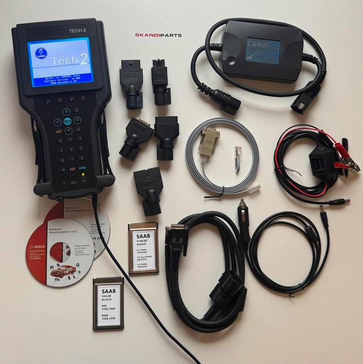 Tech2 Saab met 2 linear flash kaarten, Auto diversen, Autogereedschap, Nieuw, Verzenden