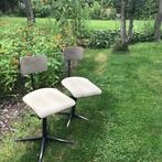 Bureaustoel retro, Ophalen, Gebruikt, Grijs, Bureaustoel