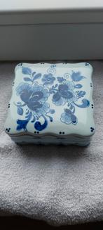 Vintage bewaardoos Delftsblauw, Verzenden