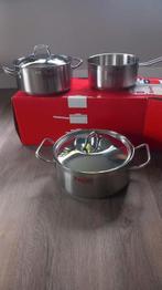 pelgrim pannenset, Ophalen of Verzenden, Nieuw, Rvs, Pannenset