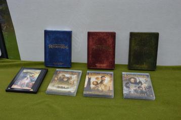 3 The lord of the rings special edition DVD boxsets+ 4 DVD`s beschikbaar voor biedingen