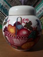 Mooie oude Mason's fruit basket gemberpot uit Engeland 13 cm, Antiek en Kunst, Antiek | Porselein, Ophalen of Verzenden