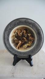 Bord met tinnen rand - 2, Antiek en Kunst, Ophalen of Verzenden