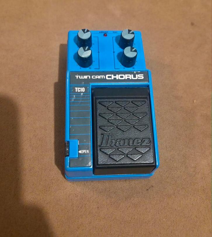 Ibanez Twin Cam TC10 Stereo Chorus & Vibrato (Zeldzaam), Muziek en Instrumenten, Effecten, Gebruikt, Chorus, Reverb, Ophalen of Verzenden