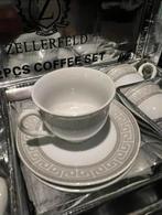 Zellerfeld porselein koffie glazen -, Glas of Glazen, Nieuw, Ophalen of Verzenden, Overige stijlen