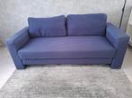 Te Koop Bruno slaapbank, Huis en Inrichting, Slaapkamer | Slaapbanken, Ophalen, Blauw, Zo goed als nieuw, Overige maten