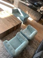 Kinder bank en 2 stoeltjes te koop, Ophalen, Gebruikt, Overige typen