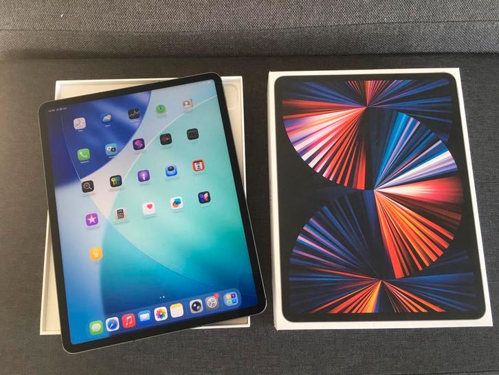 iPad Pro 5th Gen. 12.9 inch 512GB Wifi + Mobiel internet 5G, Computers en Software, Apple iPads, Zo goed als nieuw, Apple iPad Pro