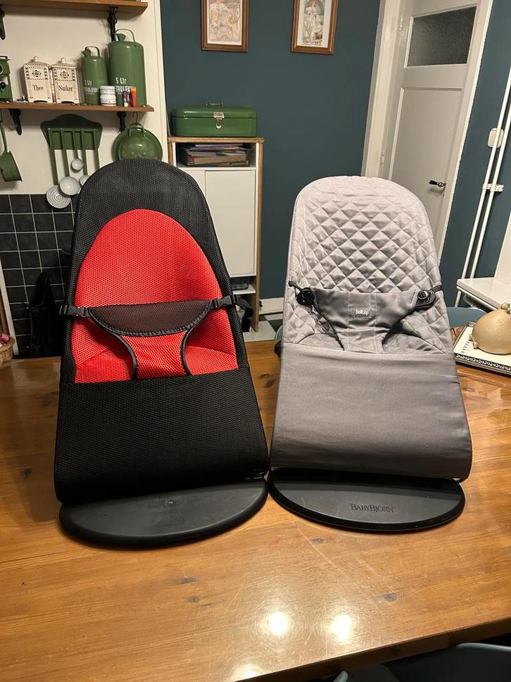 2 Baby Björn Wipstoeltjes, Kinderen en Baby's, Wipstoeltjes, Gebruikt, Wipstoel, Overige merken, Met gordel(s) of riempje(s), Ophalen